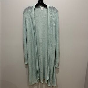 Halogen Mint Green Open Front Cardigan